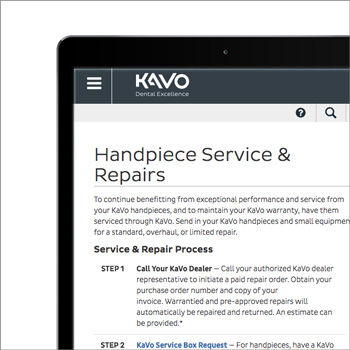 KaVo Service & Repairs